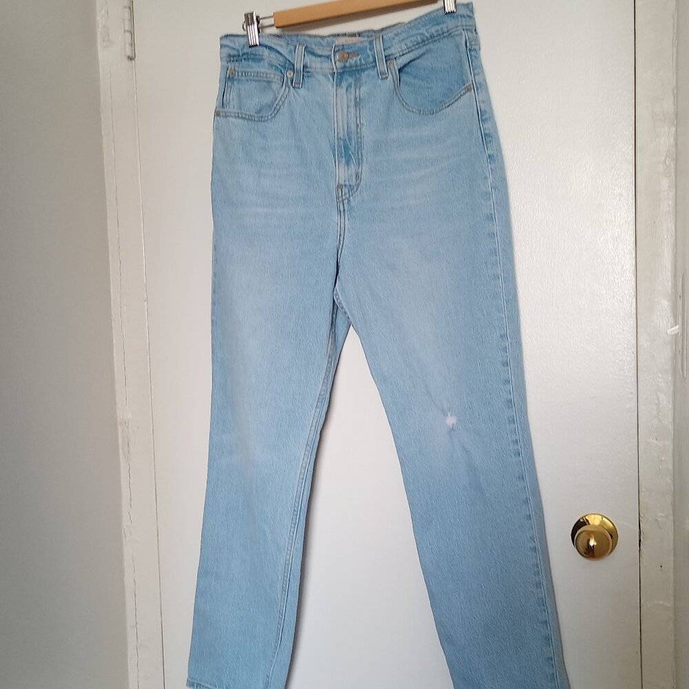 Levi’s Womens’ Jeans, Light Blue Wash, 70’s High Slim Straight, Sz. 30